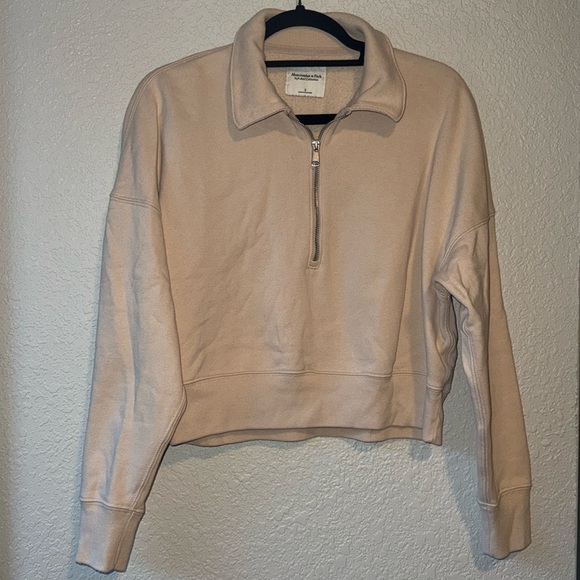 Abercrombie Cropped Quarter Zip - Picture 1 of 6